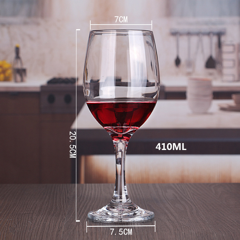 Set de pahare din cristal pentru vin roșu, 6–10 bucăți, capacitate 301–400 ml, pahare cu picior
