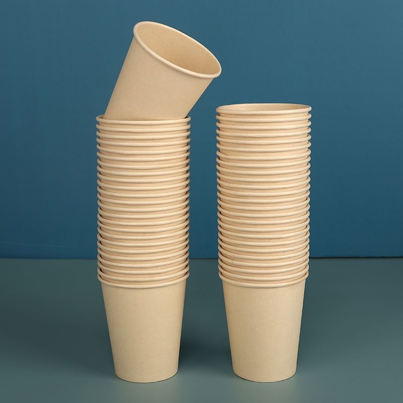 Cupe de hârtie de unică folosință, margine îngroșată, 201–300 ml, pentru acasă, birou și nunți; imprimare logo disponibilă.