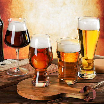 Pahar pentru bere artizanală, IPA pint, 501–600 ml, logo de bar personalizat