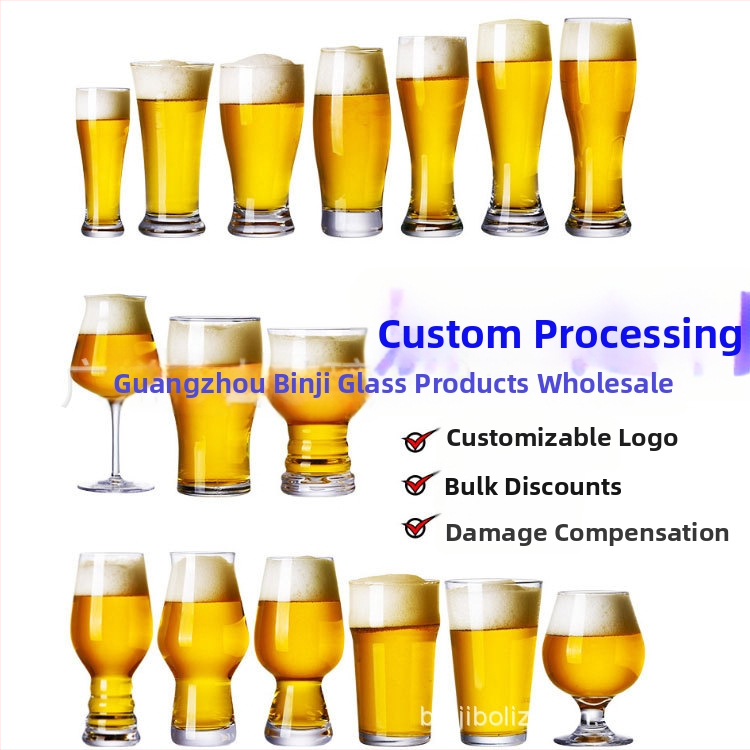 Pahar pentru bere artizanală, IPA pint, 501–600 ml, logo de bar personalizat
