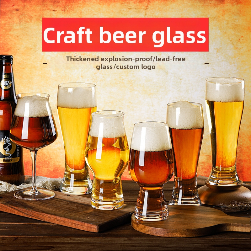 Pahar pentru bere artizanală, IPA pint, 501–600 ml, logo de bar personalizat