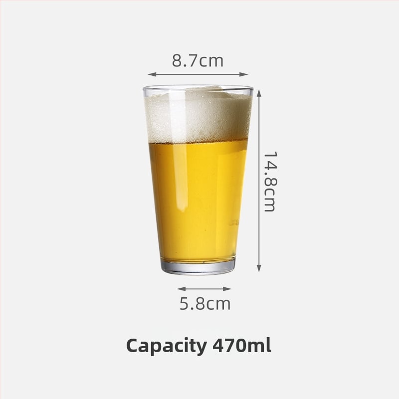 Pahar pentru bere artizanală, IPA pint, 501–600 ml, logo de bar personalizat