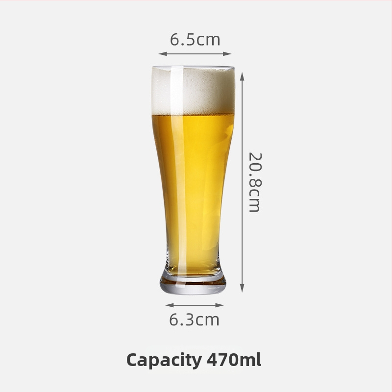 Pahar pentru bere artizanală, IPA pint, 501–600 ml, logo de bar personalizat
