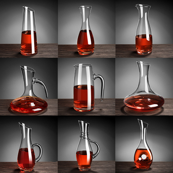 Decantor pentru vin roșu, pentru uz casnic și profesional, sticlă cristal de înaltă calitate, dispozitiv de turnare a vinului