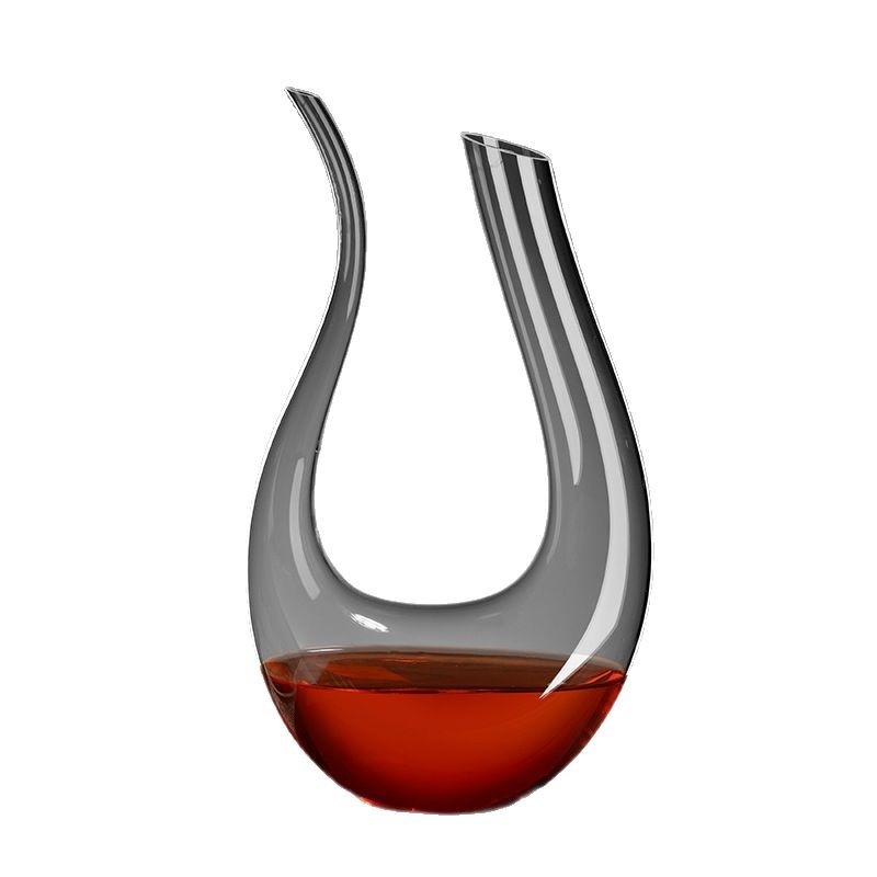 Decantor pentru vin roșu, pentru uz casnic și profesional, sticlă cristal de înaltă calitate, dispozitiv de turnare a vinului