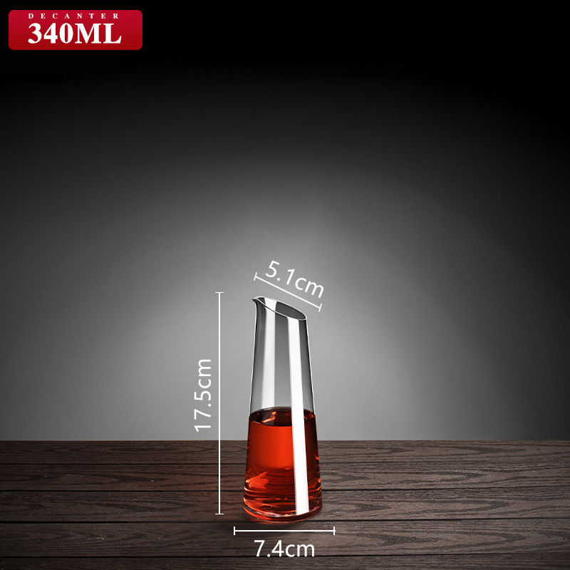 Decantor pentru vin roșu, pentru uz casnic și profesional, sticlă cristal de înaltă calitate, dispozitiv de turnare a vinului