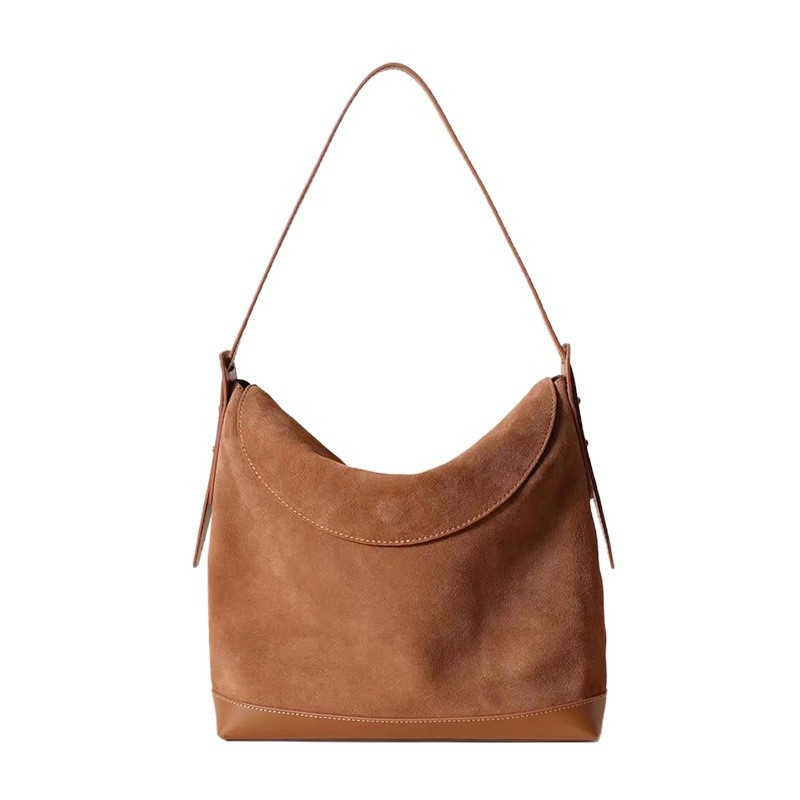 Damska torbica od prave kože, stil i svakodnevna, ramenska tote s retro crossbody dizajnom