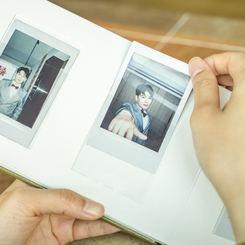 Mini album Polaroid cu pagini pentru carduri și inserții pentru scriere pentru hârtie foto – album foto instant
