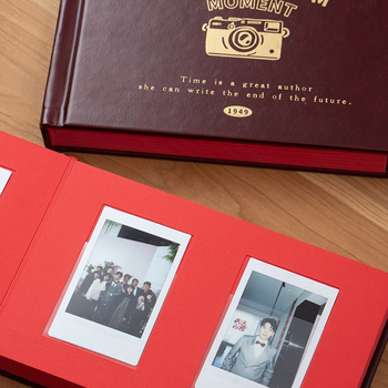 Mini album Polaroid cu pagini pentru carduri și inserții pentru scriere pentru hârtie foto – album foto instant