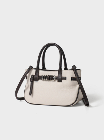 Ženska crossbody torbica od prave kože, Kelly stil, velika kapaciteta