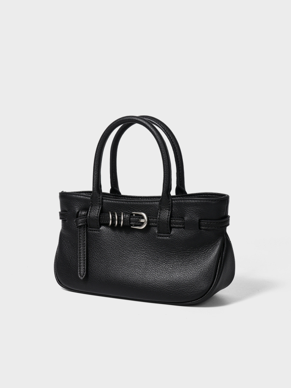 Ženska crossbody torbica od prave kože, Kelly stil, velika kapaciteta