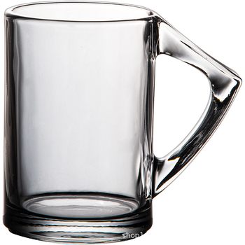 Set de pahare din sticlă, cu capacitate mare, pentru uz casnic în living: rezistent la căldură și la șocuri, design minimalist; include cană pentru apă rece, ceașcă de ceai și pahar de vin.