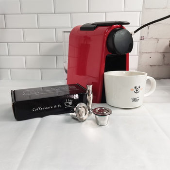 Capsule de cafea reutilizabile din oțel inoxidabil 304, compatibile cu mașina de cafea Nestlé de dimensiune mică