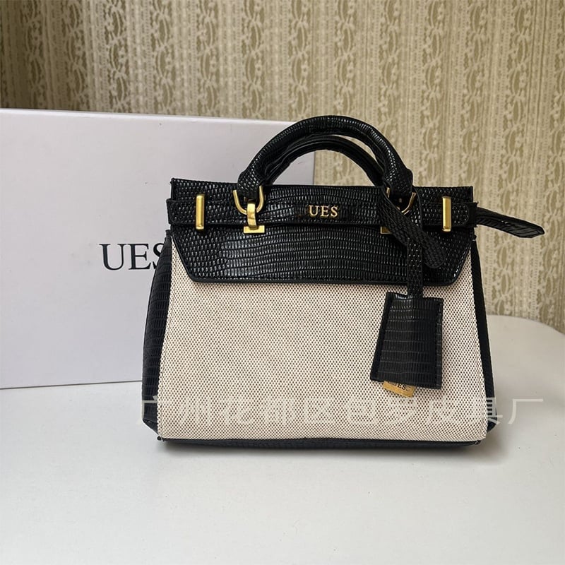 Mini Kelly torbica s ukrasom pojasa, tiskana tote torba za rame ili crossbody, ženska torba, Proljeće 2025