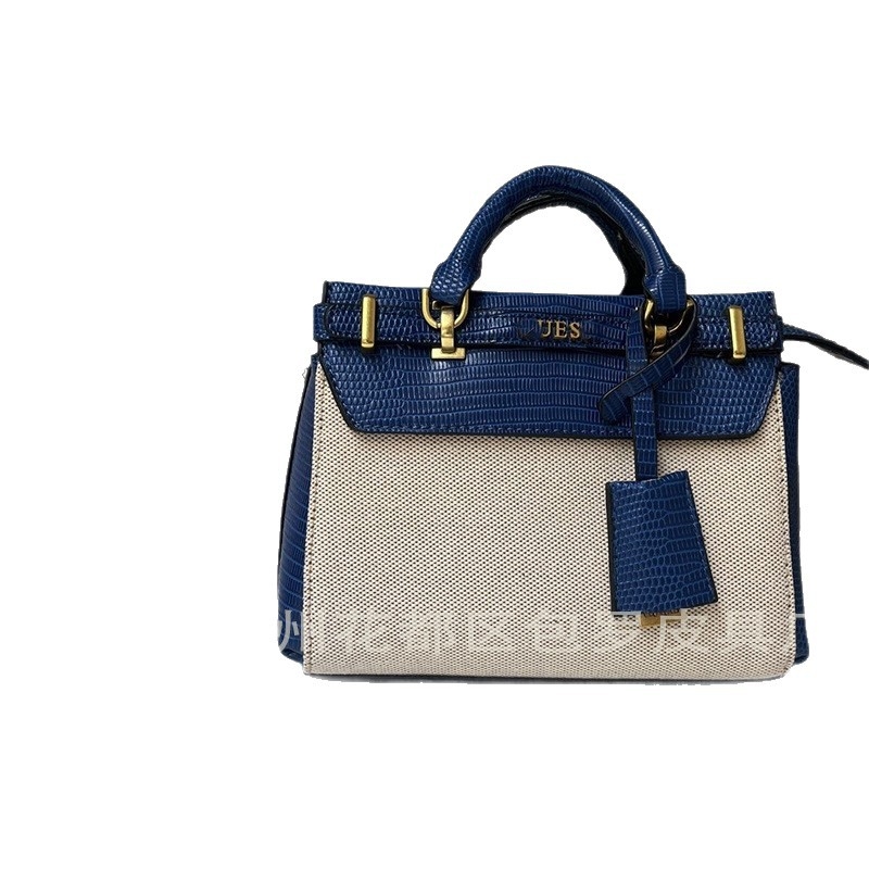 Mini Kelly torbica s ukrasom pojasa, tiskana tote torba za rame ili crossbody, ženska torba, Proljeće 2025