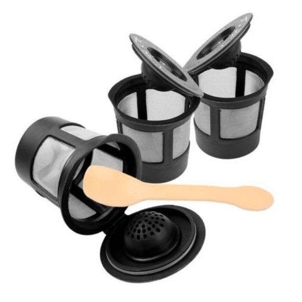 Filtru de cafea K-CUP cu capac rabatabil, set de 3 buc.