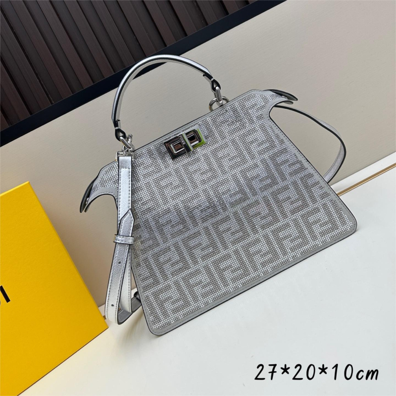 FF ženska Kelly torbica od top-grain kože, gradski stil, mala veličina, preko ramena