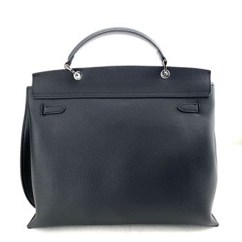 Ženska Kelly torbica od gornje slojevne kože s lychee uzorkom, ramena ili crossbody, velika kapaciteta