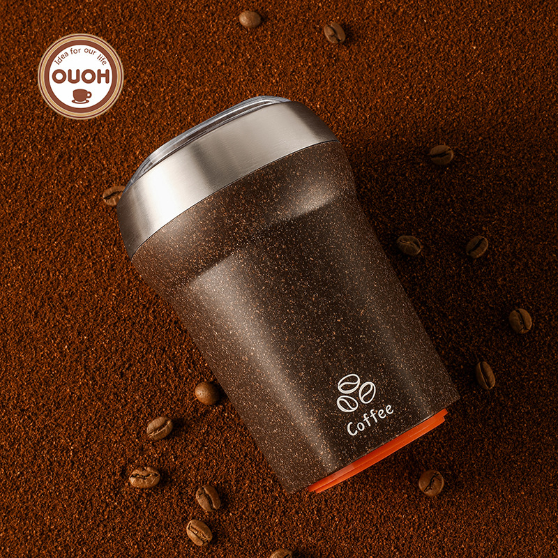 Nothing 2026 cană de cafea din oțel inoxidabil cu capac, anti-vărsare, portabilă, cu bază ventuză