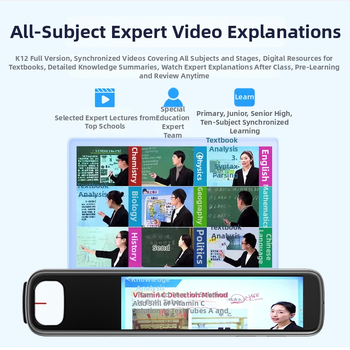 X10A: pix traducător offline pentru toate materiile, creion de scanare și cititor portabil de engleză pentru elevi