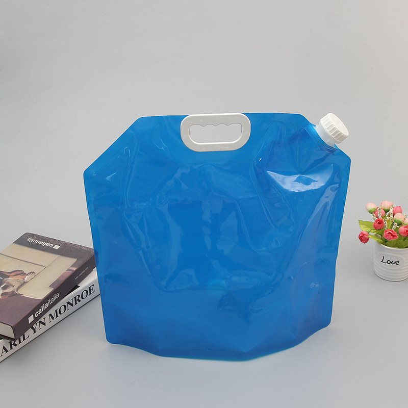 Sac de apă pentru camping cu duză de băut moale, recipient alimentar, portabil și pliabil, mare capacitate, personalizare
