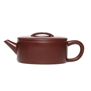 Ceainic Yixing din lut purpuriu autentic – lut purpuriu mineral original, gură largă, set ceai premium pentru uz casnic