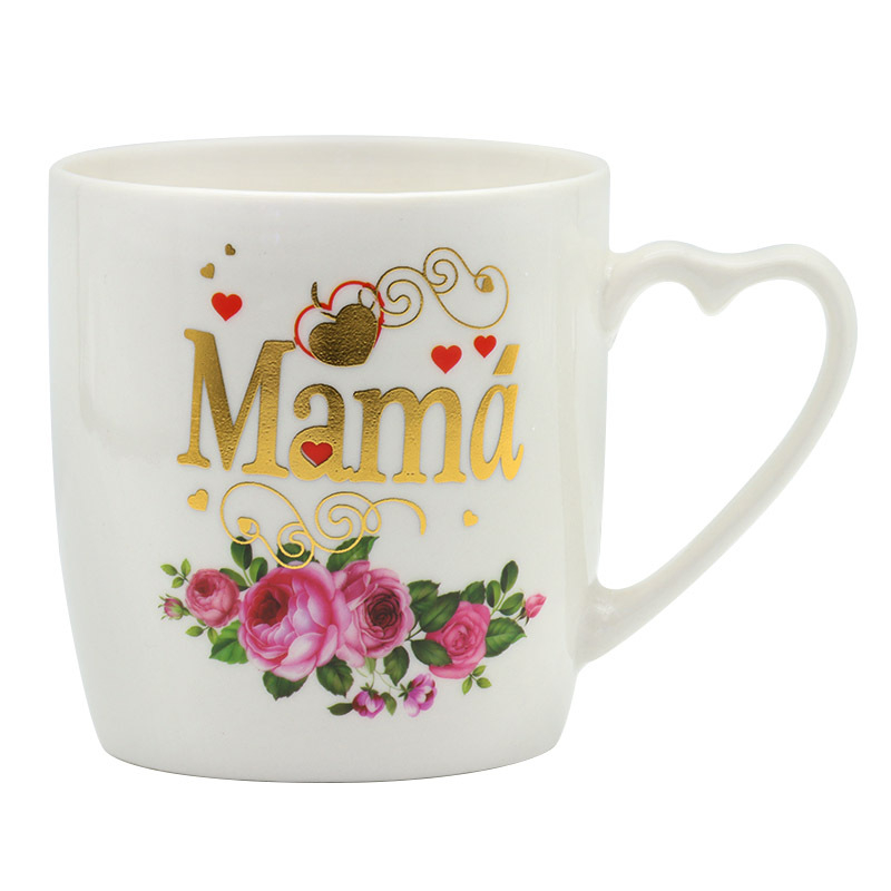 Set de căni ceramice pentru Ziua Mamei, cu logo
