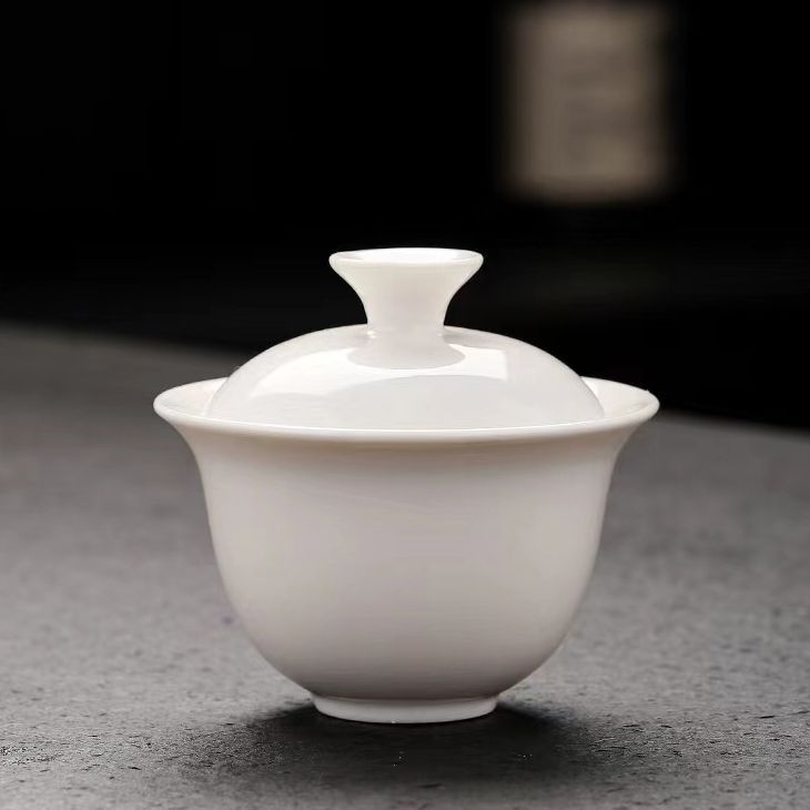 Set de ceai din porțelan cu capac pentru călătorii, ceramică minimalistă, în cutie cadou