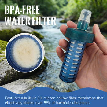 Outdoor boca za vodu s velikim kapacitetom i širokim otvorom, filtriranje nečistoća, BPA-free TPU vrećica za piće