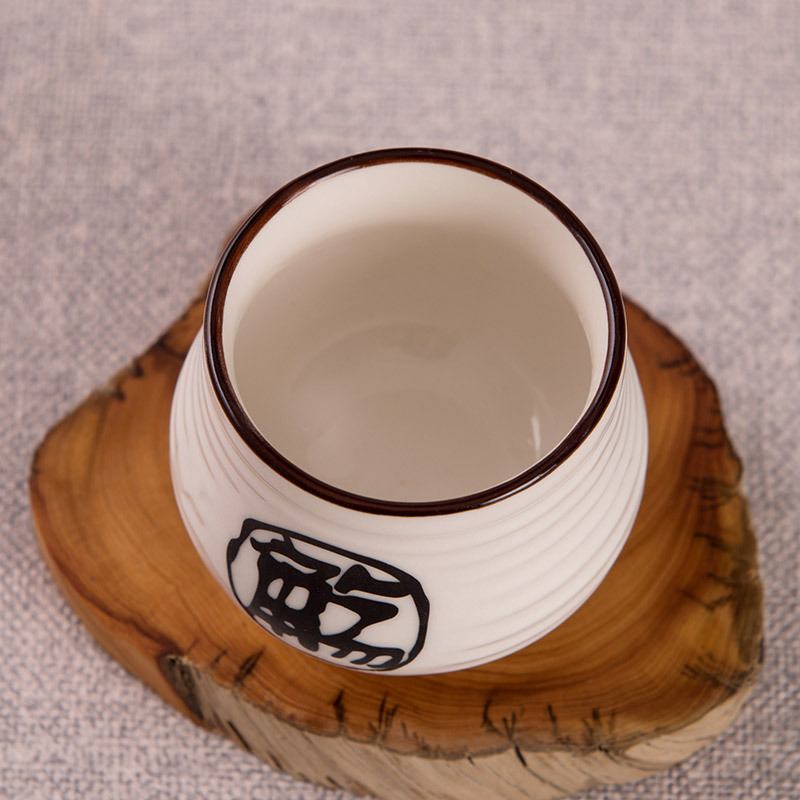 Set de pahare pentru sake în stil japonez, porțelan, pahare mici de sake, dozator de băuturi și flacon de încălzire, set de 3 piese