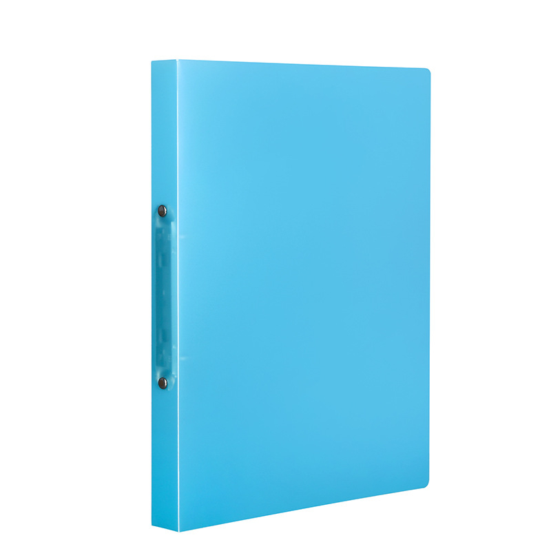 Dosar A4 perforat, transparent, culoare candy, cu găuri O de 2/3/4, PP impermeabil