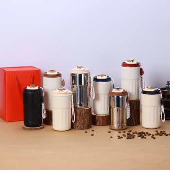 Ceașcă termos din oțel inoxidabil 316, recipient portabil cu afișaj inteligent al temperaturii, ceașcă de cafea, design minimalist, cadou elegant