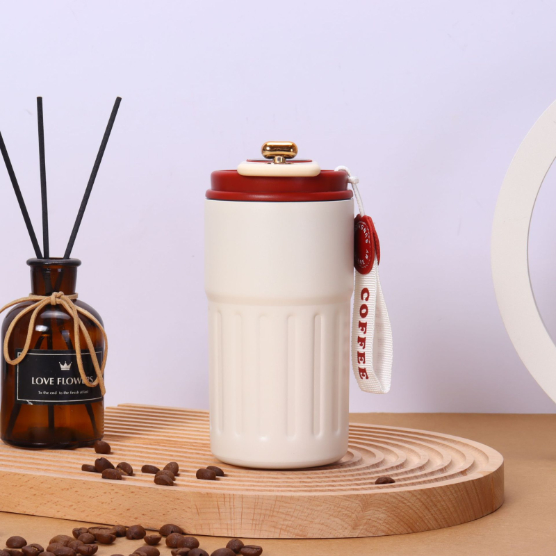 Ceașcă termos din oțel inoxidabil 316, recipient portabil cu afișaj inteligent al temperaturii, ceașcă de cafea, design minimalist, cadou elegant