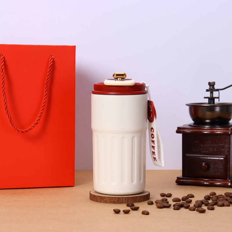Ceașcă termos din oțel inoxidabil 316, recipient portabil cu afișaj inteligent al temperaturii, ceașcă de cafea, design minimalist, cadou elegant