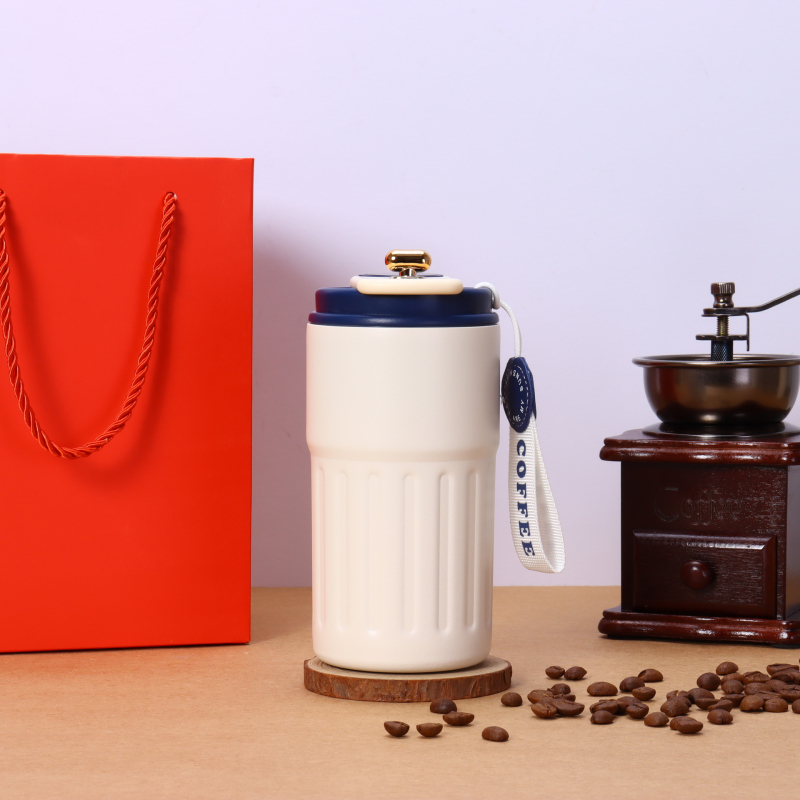 Ceașcă termos din oțel inoxidabil 316, recipient portabil cu afișaj inteligent al temperaturii, ceașcă de cafea, design minimalist, cadou elegant