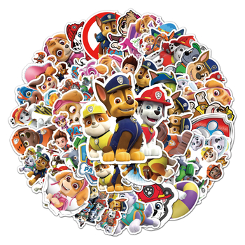 Νέο σετ 50 αυτοκόλλητων Paw Patrol – μοντέλο Α, για αποσκευές, τετράδια, κύπελλα και ηλεκτρικά πατίνια – παιδικό graffiti από κινούμενα σχέδια