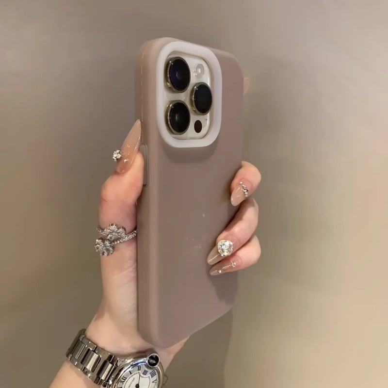 Carcasă din silicon lichid pentru iPhone, culoare jelly de vară, protecție completă, antișoc, unisex