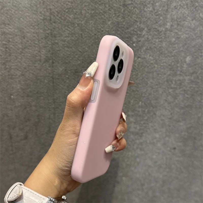 Carcasă din silicon lichid pentru iPhone, culoare jelly de vară, protecție completă, antișoc, unisex