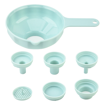 Pâlnie din plastic cu diametru mare, set de 7 piese, gură largă, bucătărie multifuncțională