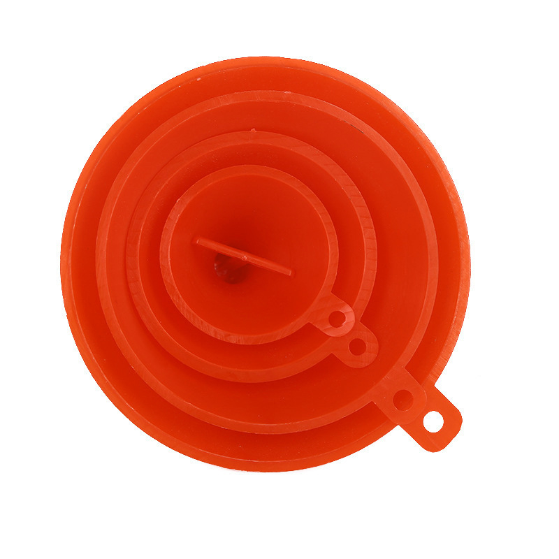 Set de 4 pâlnii pentru ulei pentru mașini și motociclete – pâlnii din plastic pentru ulei de motor, benzină și lichid de parbriz