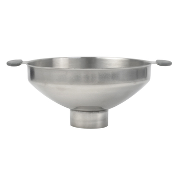 Vas de bucătărie din oțel inoxidabil, diametru mare, cu două urechi, filtru pentru ulei și vin, recipient pentru turnare