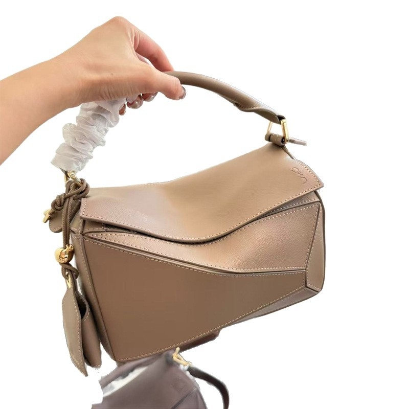 Puzzle PU geometrijska torbica za rame i crossbody, mala veličina, ženska elegantna torba