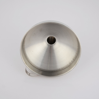 Funnel din oțel inoxidabil pentru turnare, cu plasă de filtrare, diametru mare – accesoriu bucătărie