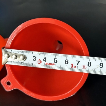 Set de 3 pâlnii din plastic colorat