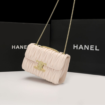 2025 Minimalistička kvadratna torbica s rombom, rameni lancem s kostnom, Chanel inspiriran stil za žene