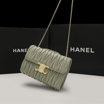 2025 Minimalistička kvadratna torbica s rombom, rameni lancem s kostnom, Chanel inspiriran stil za žene