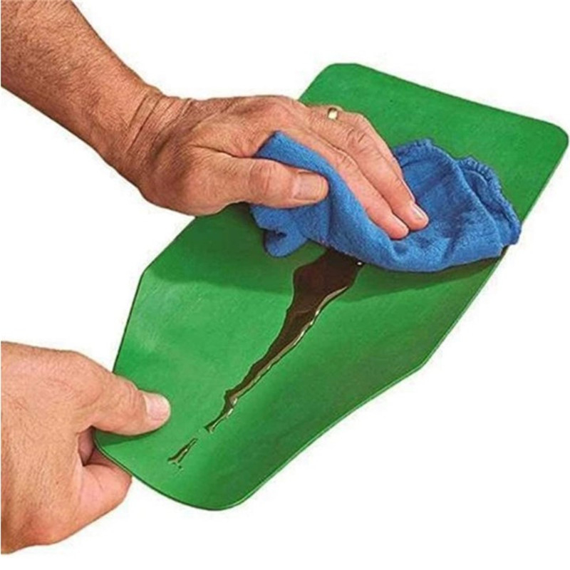 Placǎ flexibilă de drenaj a uleiului cu pâlnie pliabilă
