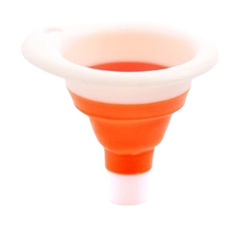 Pâlnie din silicon ecologică, multifuncțională, telescopică, pliabilă pentru bucătărie, pentru ulei, portabilă, cu cârlig pentru agățare, pentru umplere