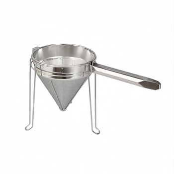 Filtru conic din oțel inoxidabil 304 pentru bucătărie – separator de reziduuri de prăjit, multifuncțional
