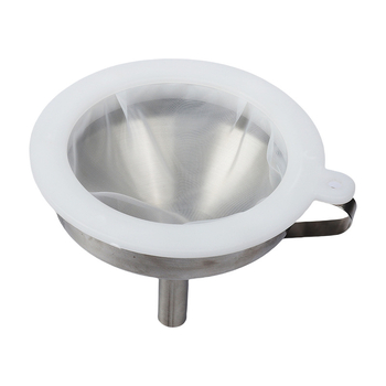 Pâlnie-filtru din oțel inoxidabil 304 pentru uz casnic, filtrare și eliminare reziduuri lichide, anti-blocare